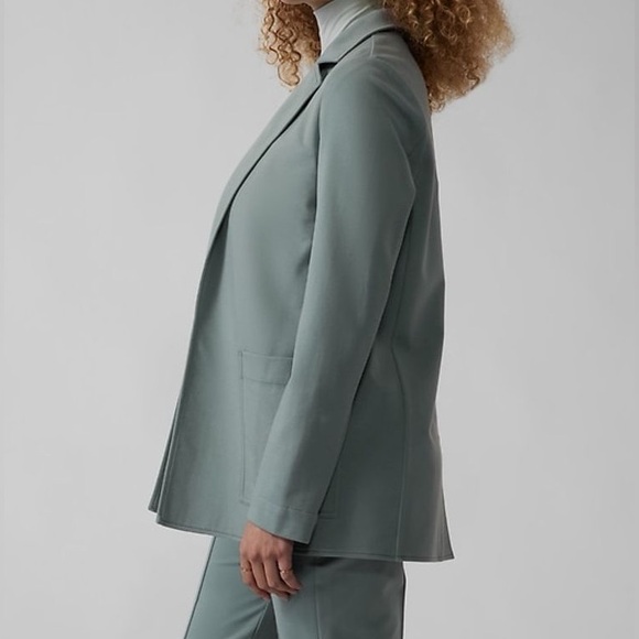 Athleta eastbound blazer pants set Sage green size 12 - Picture 3 of 12